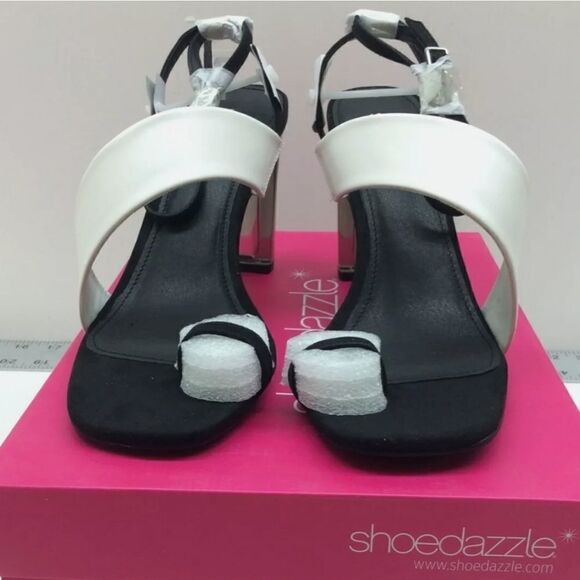 Shoedazzle Transparent Heeled Sandal "Sivanna" - Picture 3 of 8
